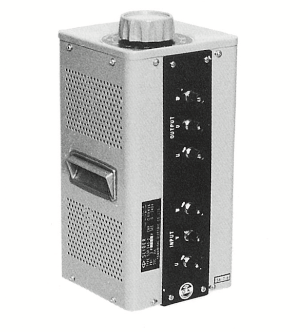 ブランドのギフト プロキュアエース山菱 ボルトスライダー据置型 電圧調整器 最大電流30A 入力電圧200V  850-0579 S3P-240-30  1台